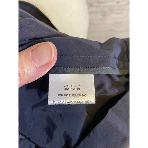 Eileen Fisher Navy Windbreaker Size XS - Picture 6 of 11